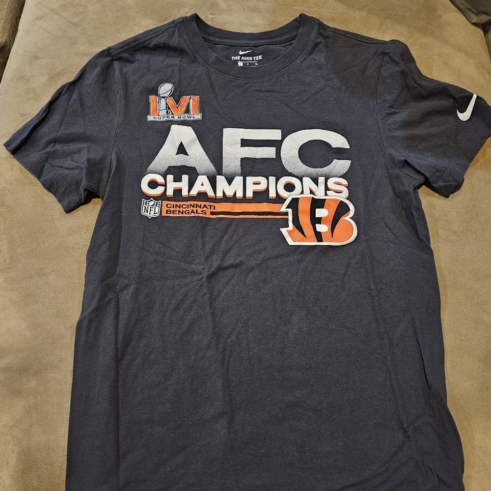 Nike Benglas Superbowl AFC championship t-shirt adult small